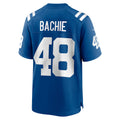 Cooneas IN.Colts #48 Joe Bachie Royal Team Game Jersey