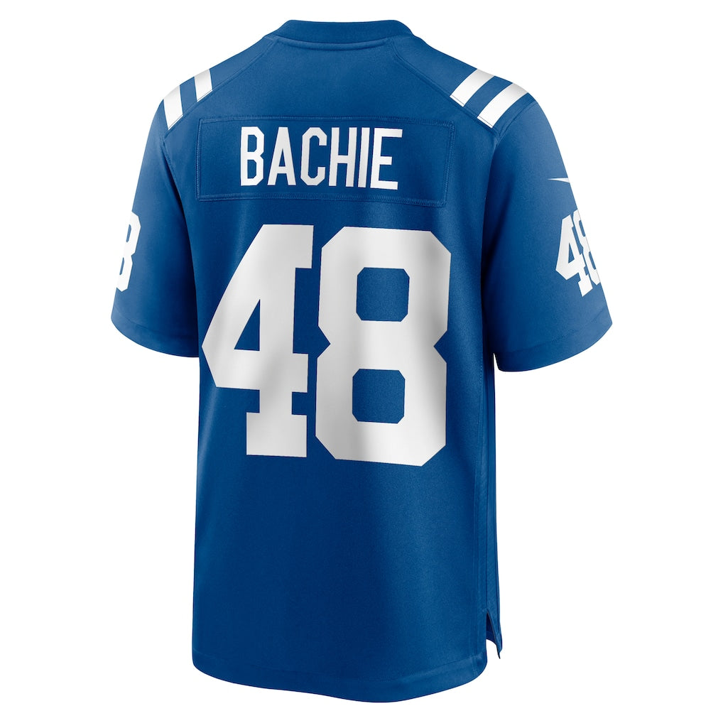 Cooneas IN.Colts #48 Joe Bachie Royal Team Game Jersey