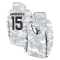 A.Cardinals #15 Gardner Minshew II Player Arctic Camo Limited Salute to Service Pullover Hoodies Game Cooneas Stitched Jerseys