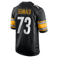 Cooneas P.Steelers #73 Isaac Seumalo Black Game Jersey