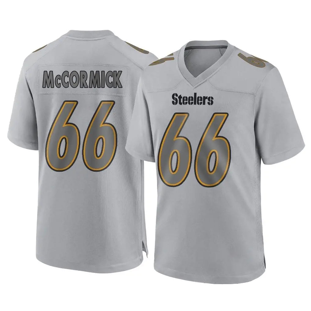 P.Steelers #66 Mason McCormick Player Gray Atmosphere Fashion Home Game Cooneas Stitched Jerseys