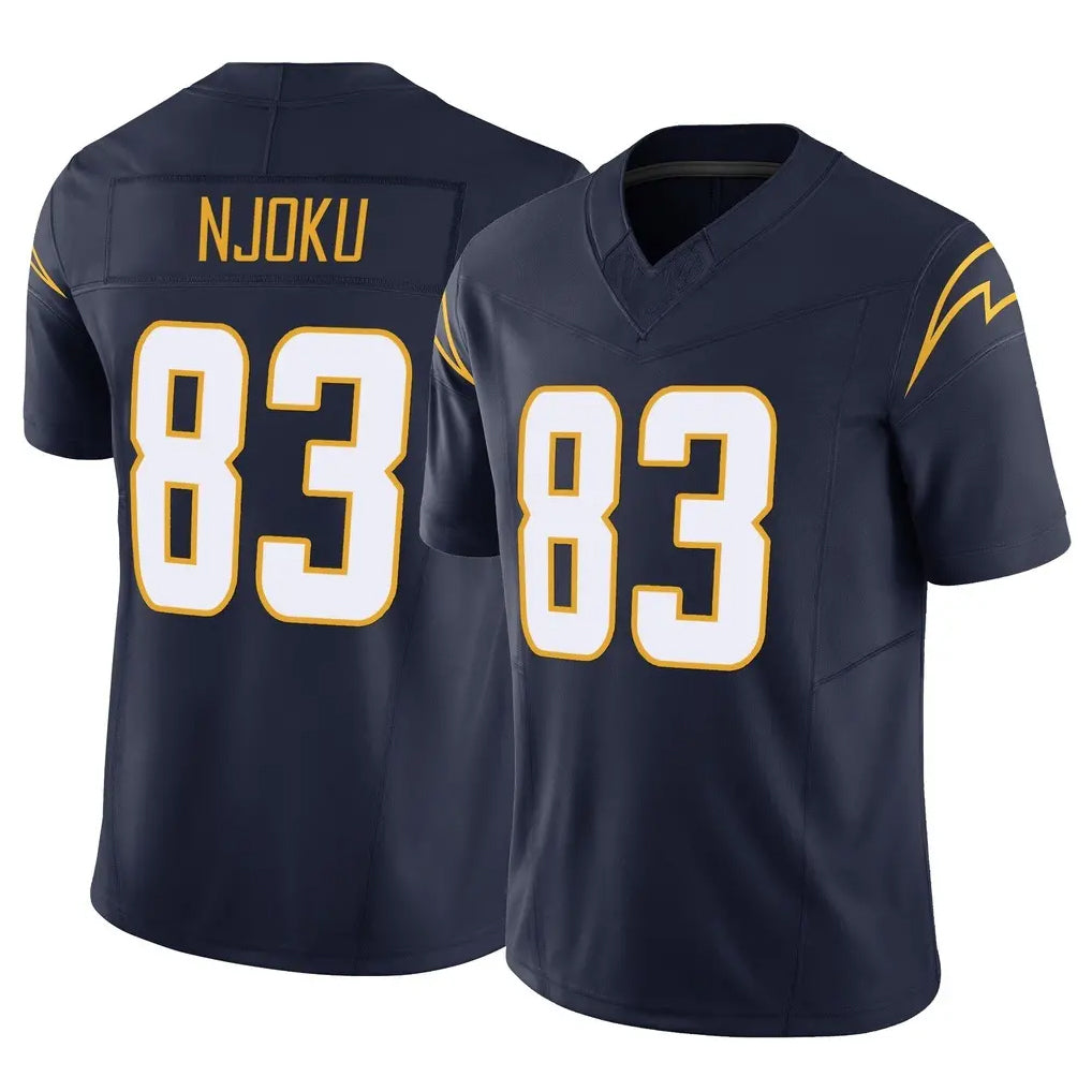 LA.Chargers #83 David Njoku Player Navy Limited Vapor F.U.S.E. Home Game Stitched Jerseys
