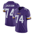 MN.Vikings #74 Donovan Jackson Player Purple Limited Vapor Untouchable Home Game Cooneas Stitched Jerseys