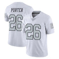 LV.Raiders #26 Darien Porter Player White Limited Color Rush Home Game Stitched Jerseys