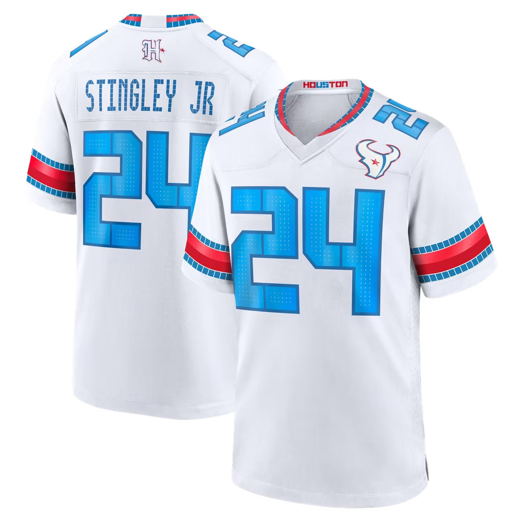 H.Texans #24 Derek Stingley Jr. Player Whtie 2026 Rivalries Vapor Home Game Cooneas Stitched jerseys