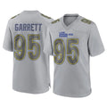 LA.Rams #95 Myles Garrett Player Gray Atmosphere Fashion Home Game Cooneas Stitched Jerseys