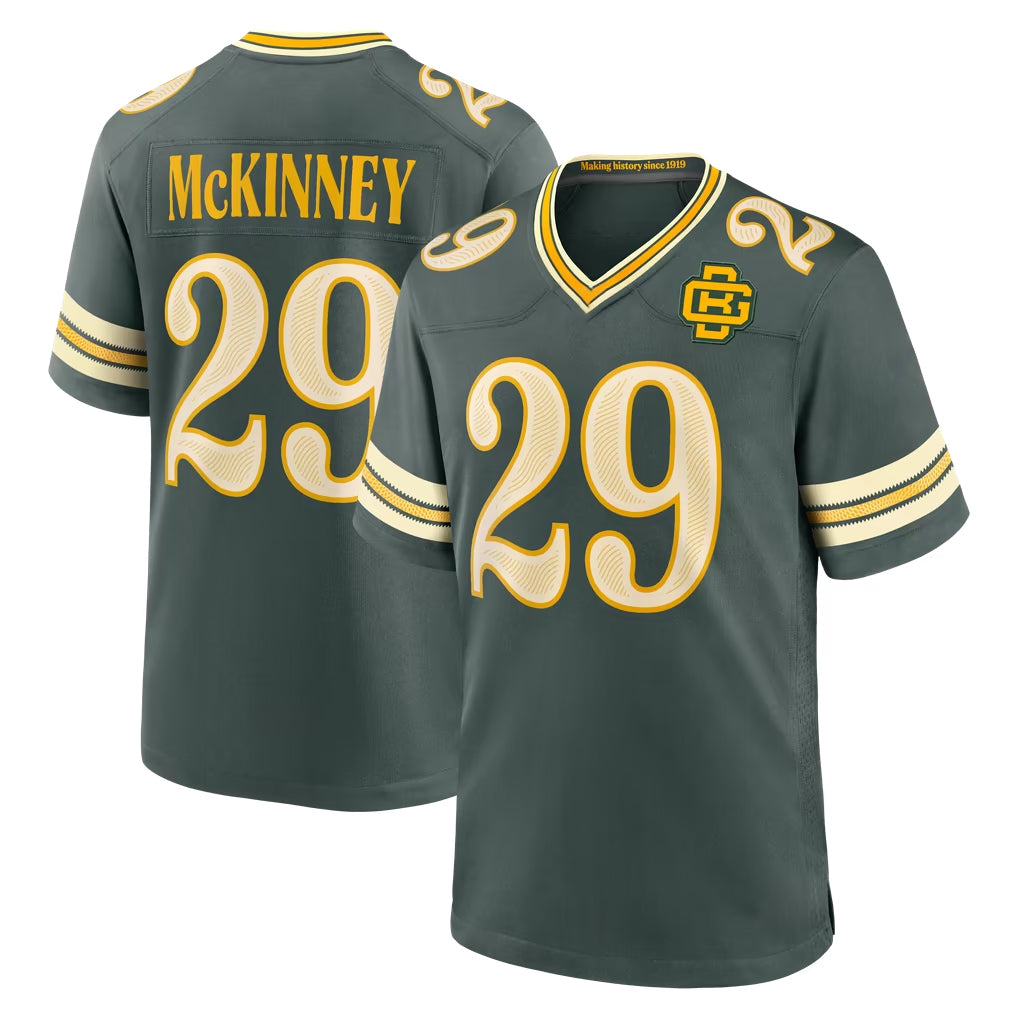 GB.Packers #29 Xavier McKinney Player Green 2026 Rivalries Collection Home Game Cooneas Stitched Jerseys