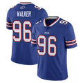 B.Bills #96 Deone Walker Player Royal Vapor Untouchable Limited Cooneas Stitched Jerseys