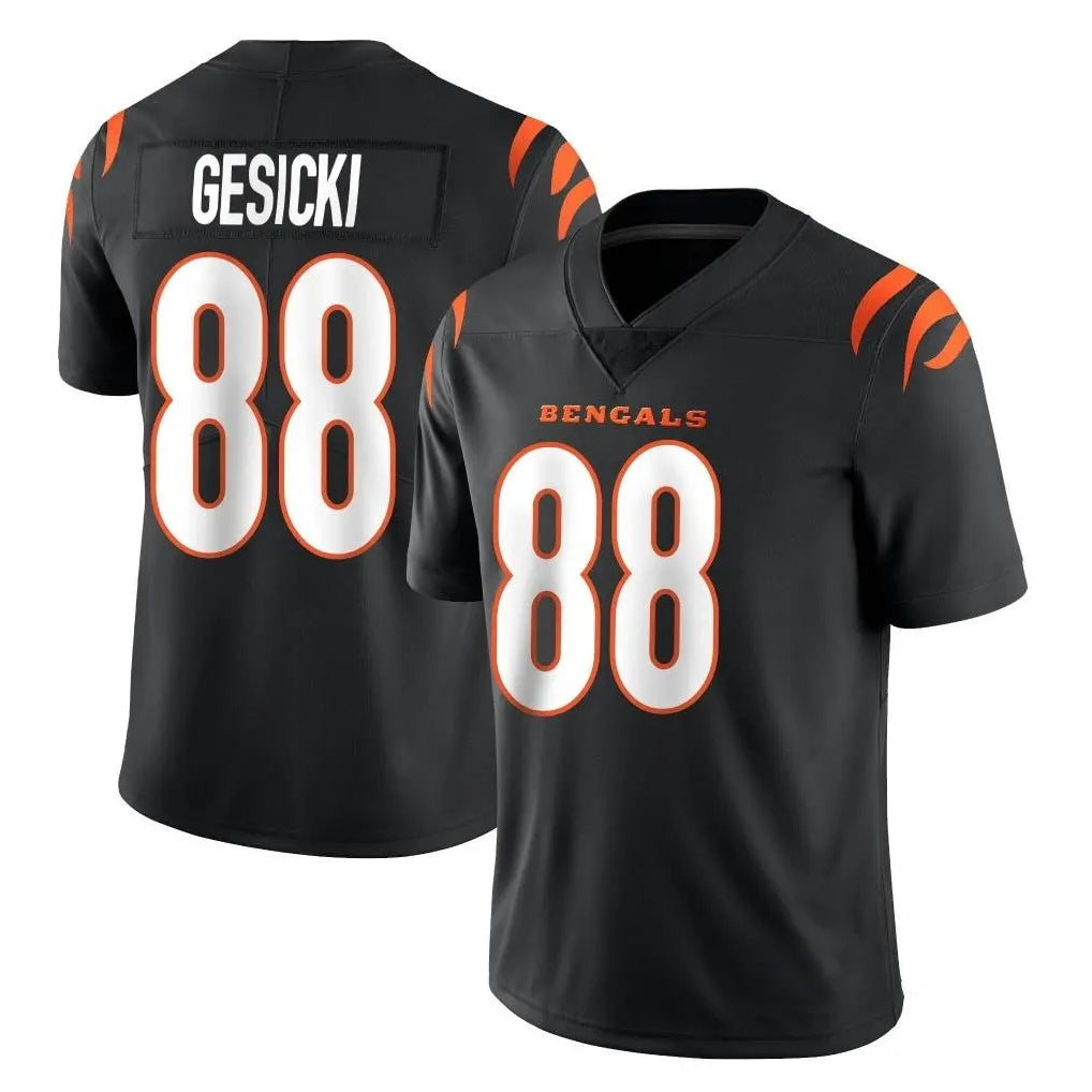 C.Bengals #88 Mike Gesicki Player Black Vapor Untouchable Limited Home Game Cooneas Stitched Jerseys