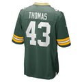 Cooneas GB.Packers #43 Kiondre Thomas Green Team Game Jersey