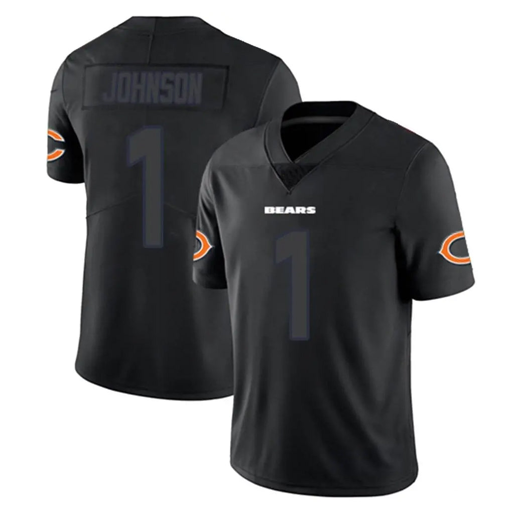 C.Bears #1 Jaylon Johnson Player Black Impact Limited Game Cooneas Stitched Jerseys