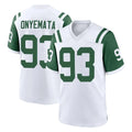 NY.Jets #93 David Onyemata Player White Classic Home Game Cooneas Stitched Jerseys