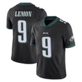 P.Eagles #9 Makai Lemon Player Black Limited Vapor Untouchable Home Game Cooneas Stitched Jerseys