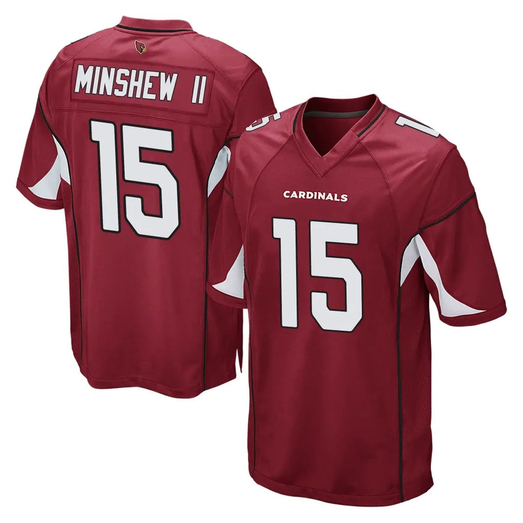 A.Cardinals #15 Gardner Minshew II Player Cardinal Home Game Cooneas Stitched Jerseys
