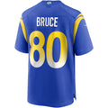 Cooneas LA.Rams #80 Isaac Bruce Royal Game Retired Player Jersey