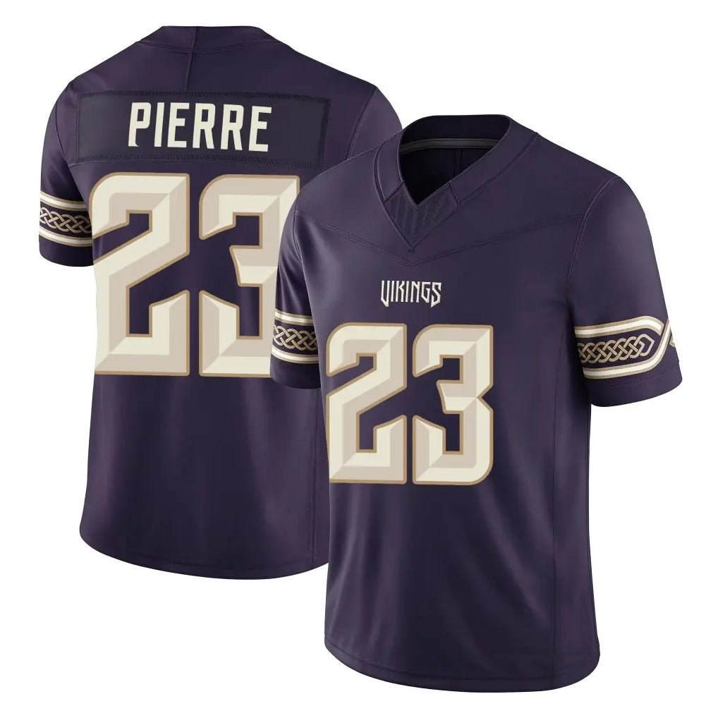 MN.Vikings #23 James Pierre Player Purple Limited 2026 Rivalries Collection Home Game Cooneas Stitched Jerseys