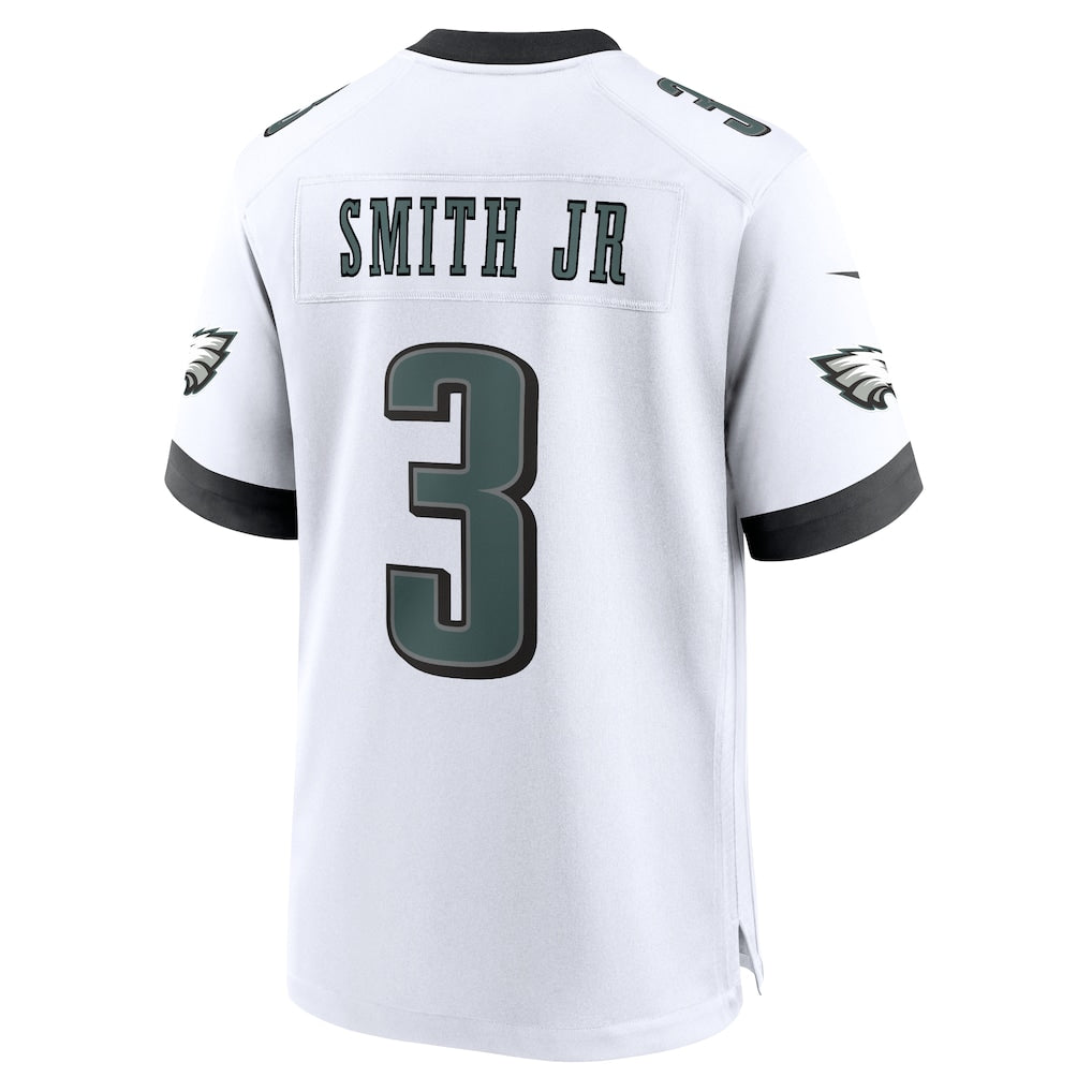 Cooneas P.Eagles #3 Nolan Smith White Game Jersey