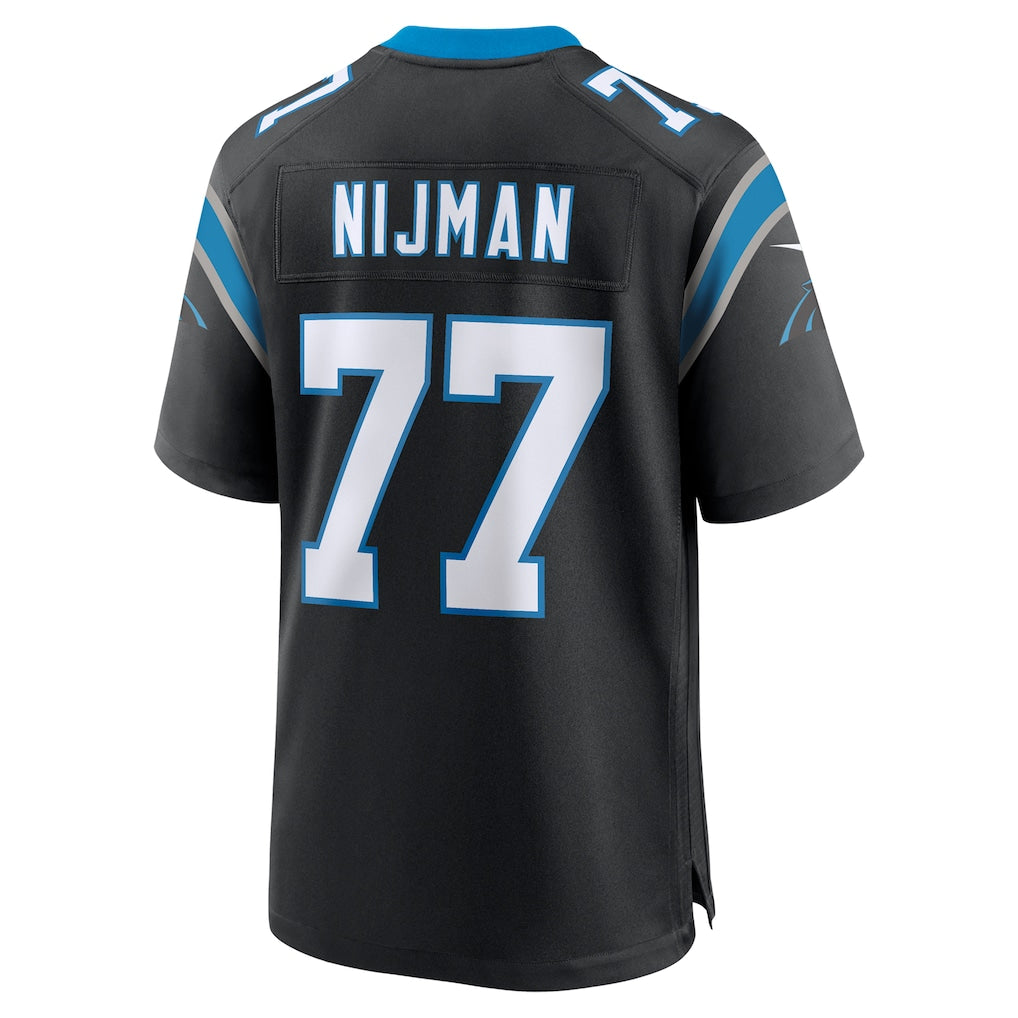 Cooneas C.Panthers #77 Yosh Nijman Black Game Jersey
