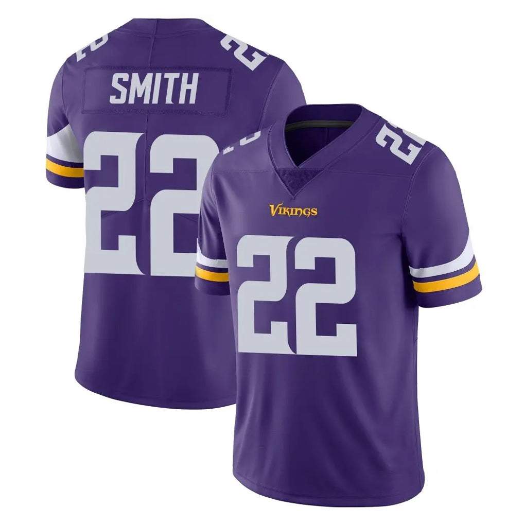 MN.Vikings #22 Harrison Smith Player Purple Limited Vapor Untouchable Home Game Cooneas Stitched Jerseys