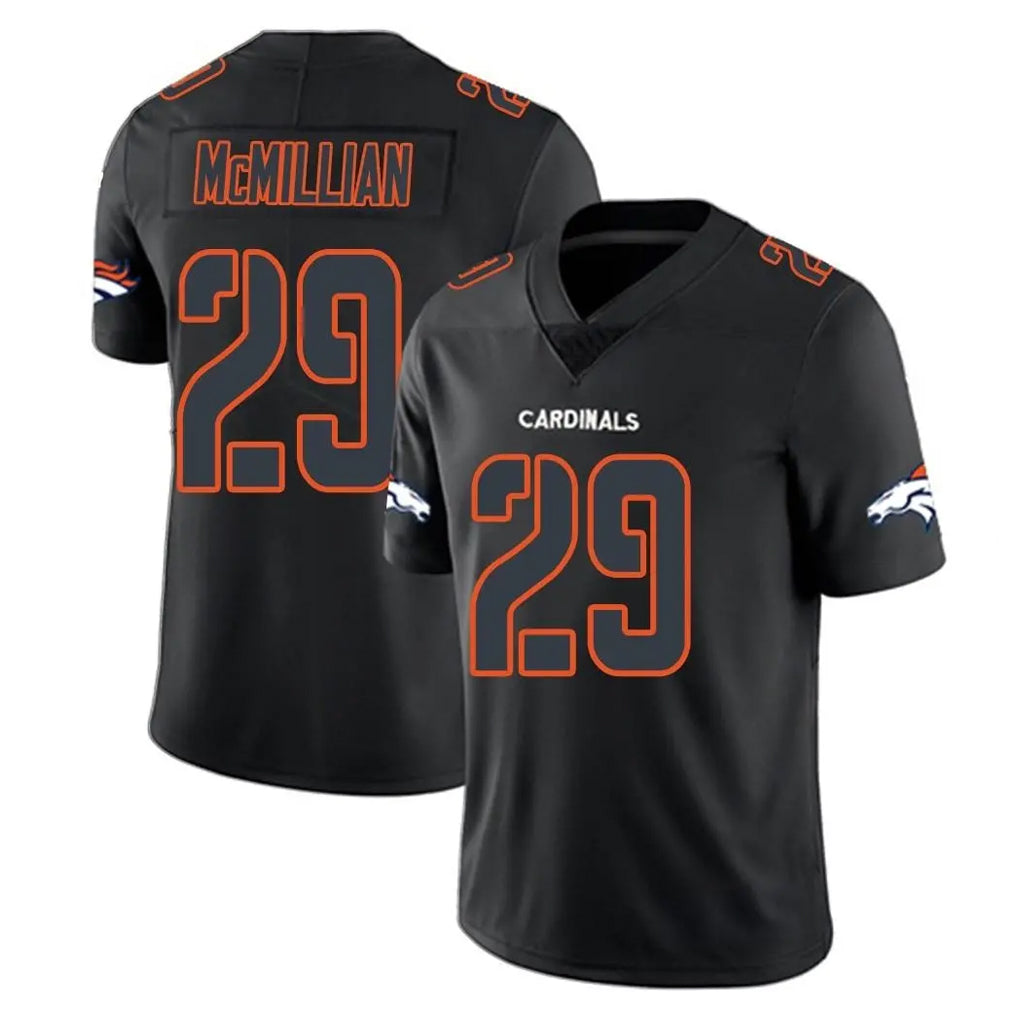 D.Broncos #29 Ja'Quan McMillian Player Black Impact Limited Game Cooneas Stitched Jerseys