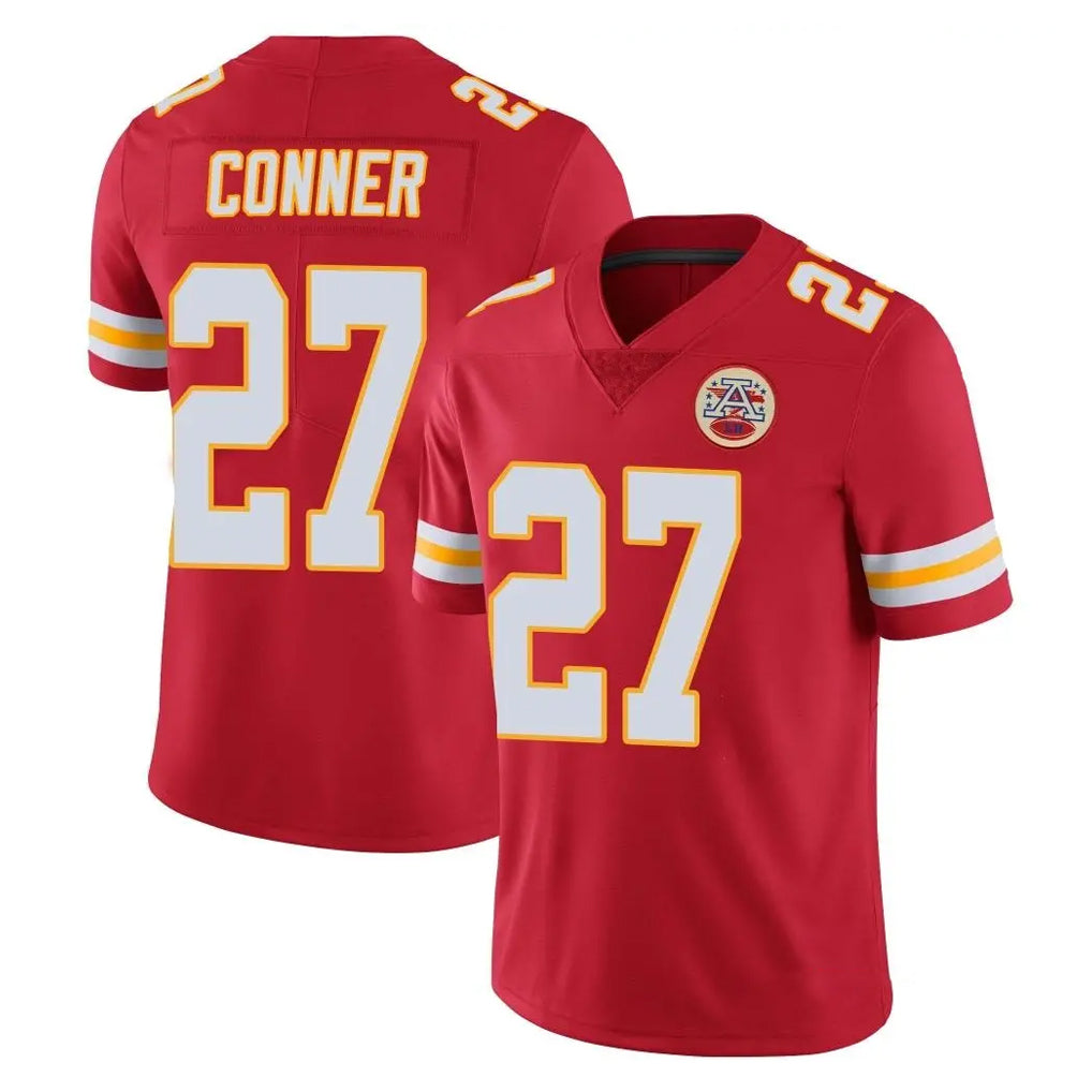 KC.Chiefs #27 Chamarri Conner Player Red Limited Vapor Untouchable Home Game Stitched Jerseys