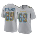 LA.Chargers #69 Cole Strange Player Gray Atmosphere Fashion Home Game Stitched Jerseys