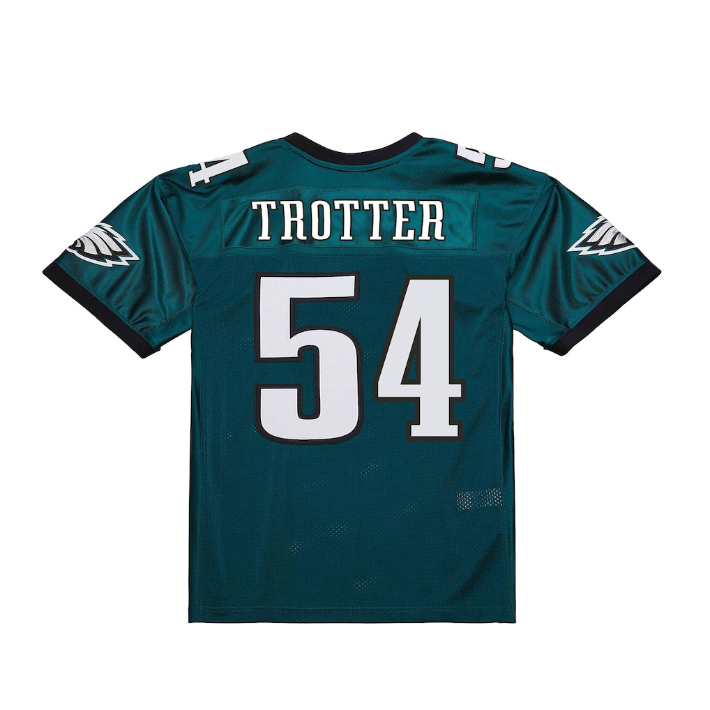 Cooneas P.Eagles #54 Jeremiah Trotter Jr. Mitchell & Ness Green 2000 Legacy Throwback Replica Jersey