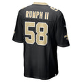Cooneas NO.Saints #58 Chris Rumph II Black Team Game Jersey