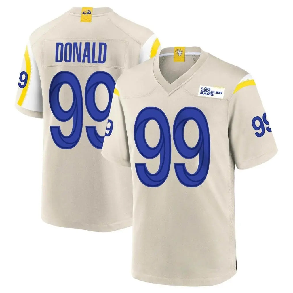 LA.Rams #99 Aaron Donald Player Bone Home Game Cooneas Stitched Jerseys