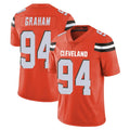 C.Browns #94 Mason Graham Player Orange Alternate Vapor Untouchable Limited Home Game Cooneas Stitched Jerseys