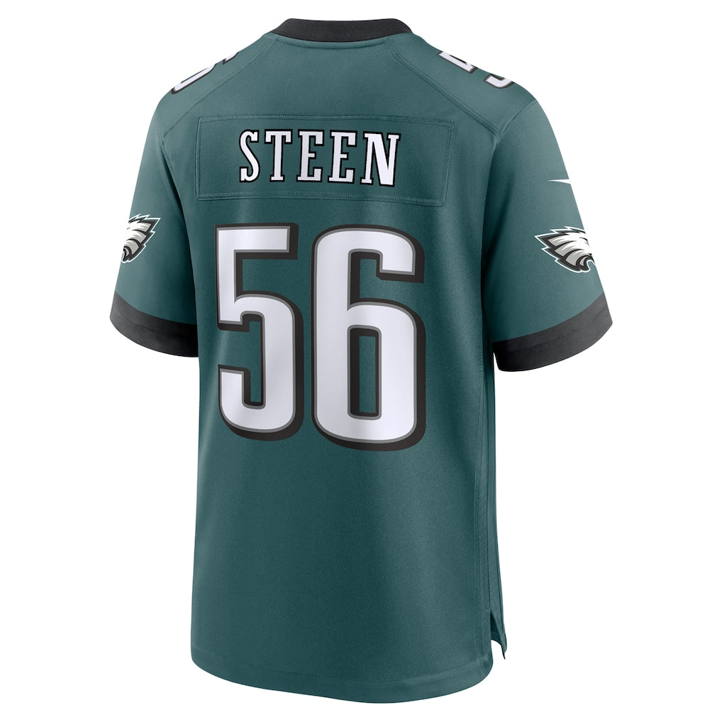 Cooneas P.Eagles #56 Tyler Steen Midnight Green Team Game Jersey