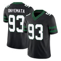 NY.Jets #93 David Onyemata Player Black Limited Legacy Vapor F.U.S.E. Home Game Cooneas Stitched Jerseys