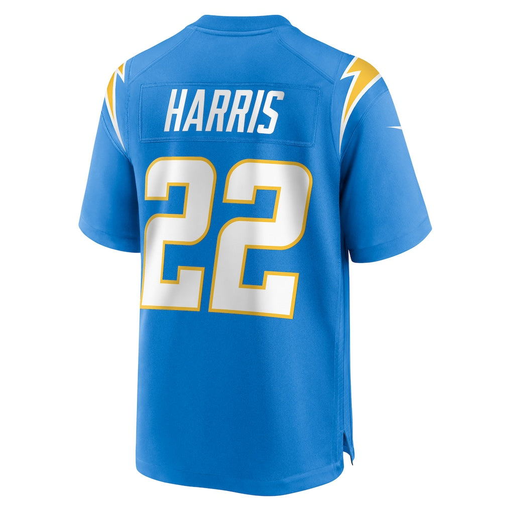 Cooneas LA.Chargers #22 Najee Harris Powder Blue Player Game Jersey