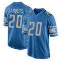 D.Lions #20 Barry Sanders Player Blue Home Game Cooneas Stitched Jerseys
