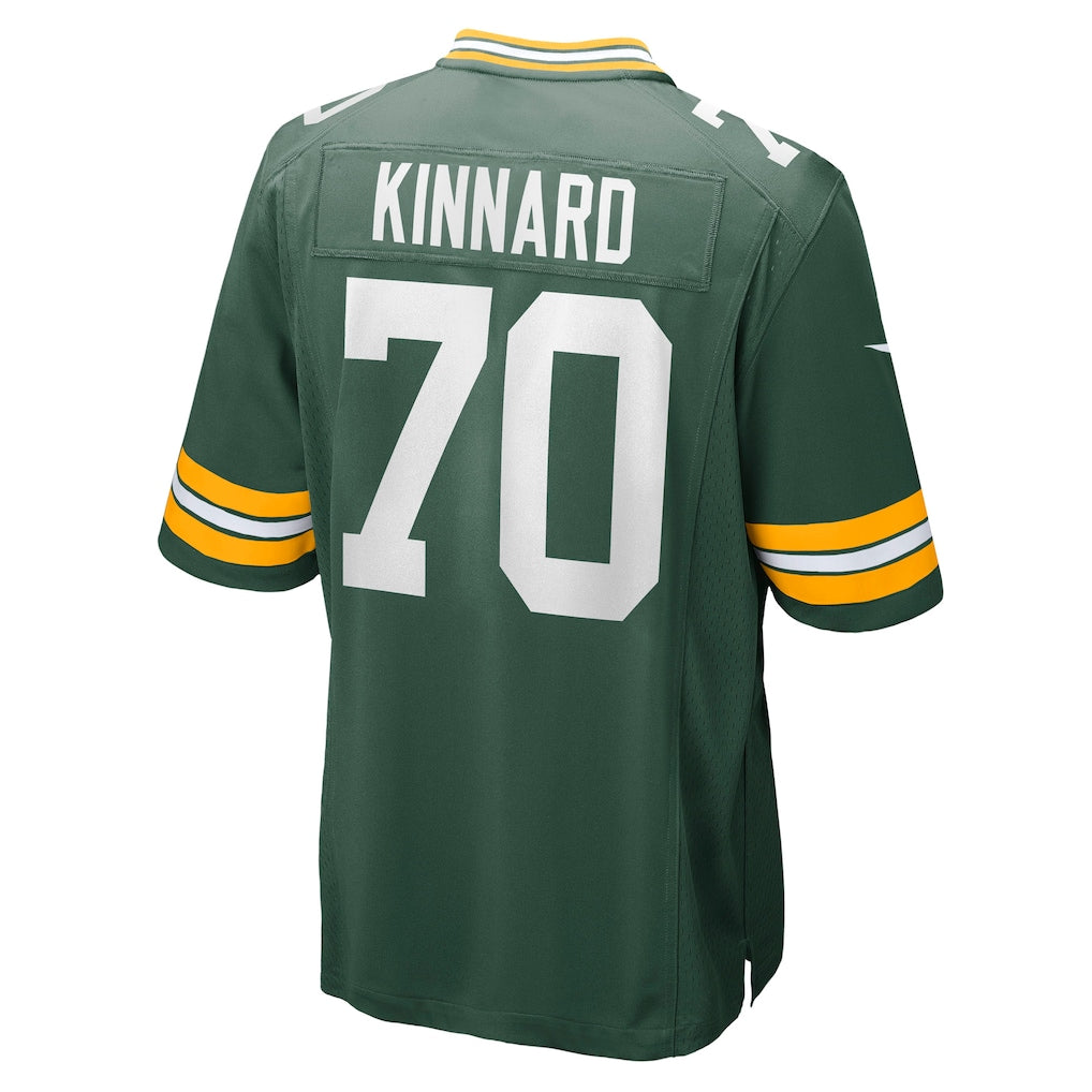 Cooneas GB.Packers #70 Darian Kinnard Green Team Game Jersey