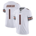 C.Bears #1 Jaylon Johnson Player White Vapor Untouchable Limited Home Game Cooneas Stitched Jerseys