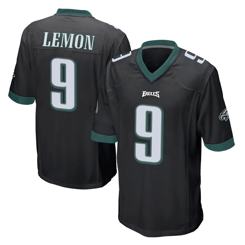 P.Eagles #9 Makai Lemon Player Black Home Game Cooneas Stitched Jerseys