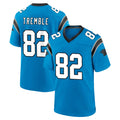 C.Panthers #82 Tommy Tremble Player Blue Home Game Cooneas Stitched Jerseys