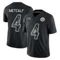 P.Steelers #4 DK Metcalf Player Black Limited 2026 Salute to Service Home Game Cooneas Stitched Jerseys