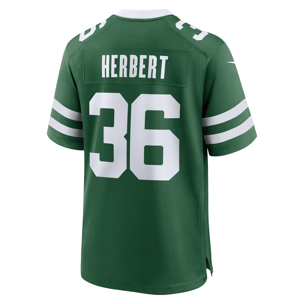 Cooneas NY.Jets #36 Khalil Herbert Legacy Green Team Game Jersey