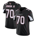A.Cardinals #70 Paris Johnson Jr. Player Black Vapor Limited Home Game Cooneas Stitched Jerseys