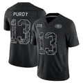 Cooneas SF.49ers #13 Brock Purdy Player Black Limited 2026 Salute to Service Home Game Stitched Jerseys