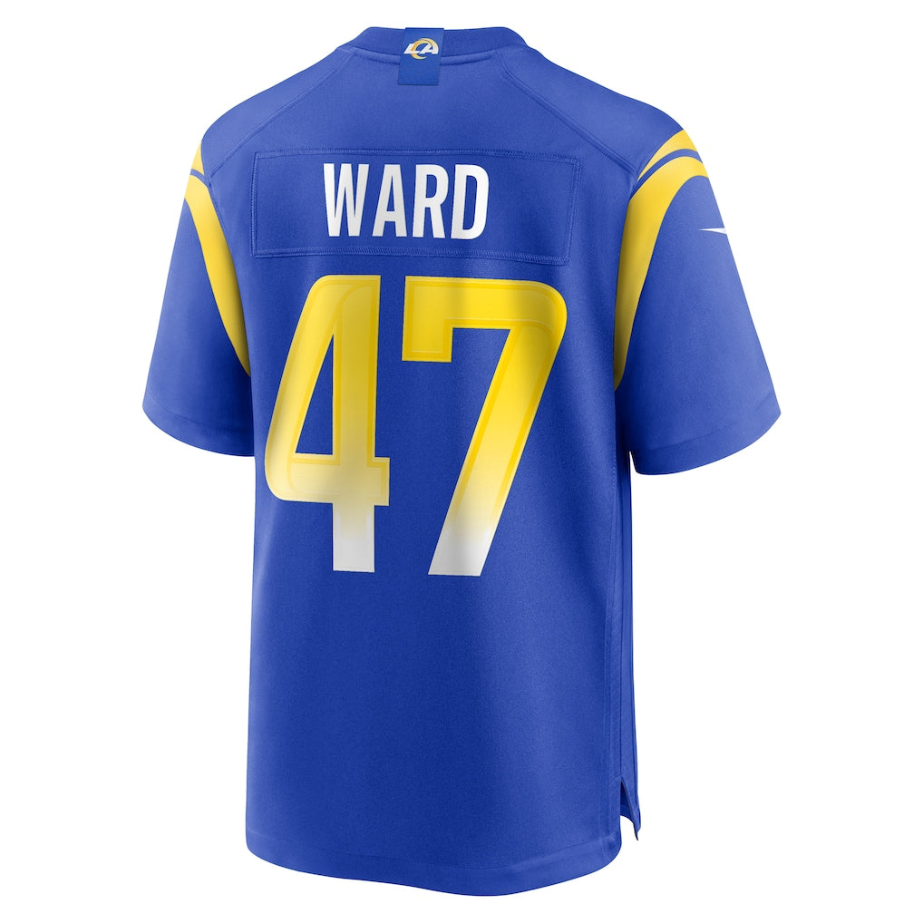 Cooneas LA.Rams #47 Alex Ward Royal Home Game Jersey