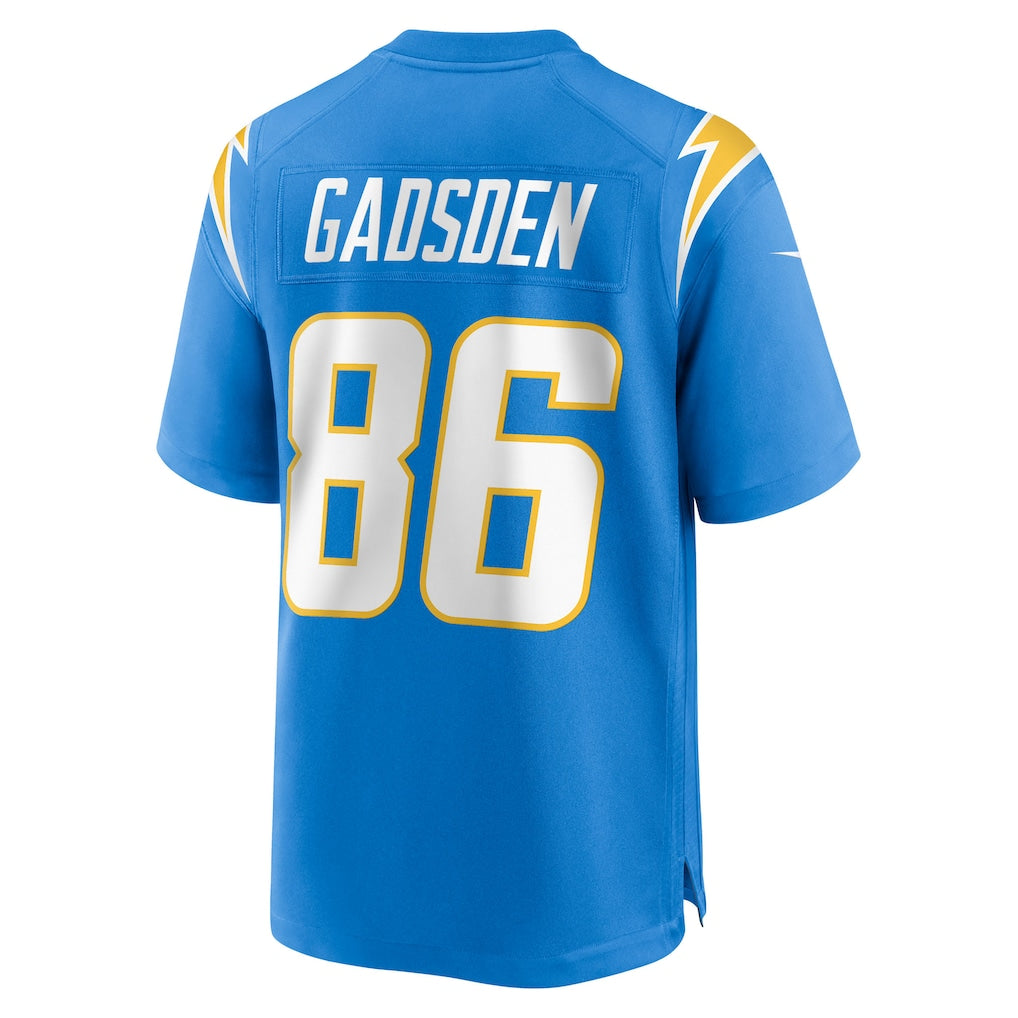 Cooneas LA.Chargers #86 Oronde Gadsden Powder Blue Team Game Jersey