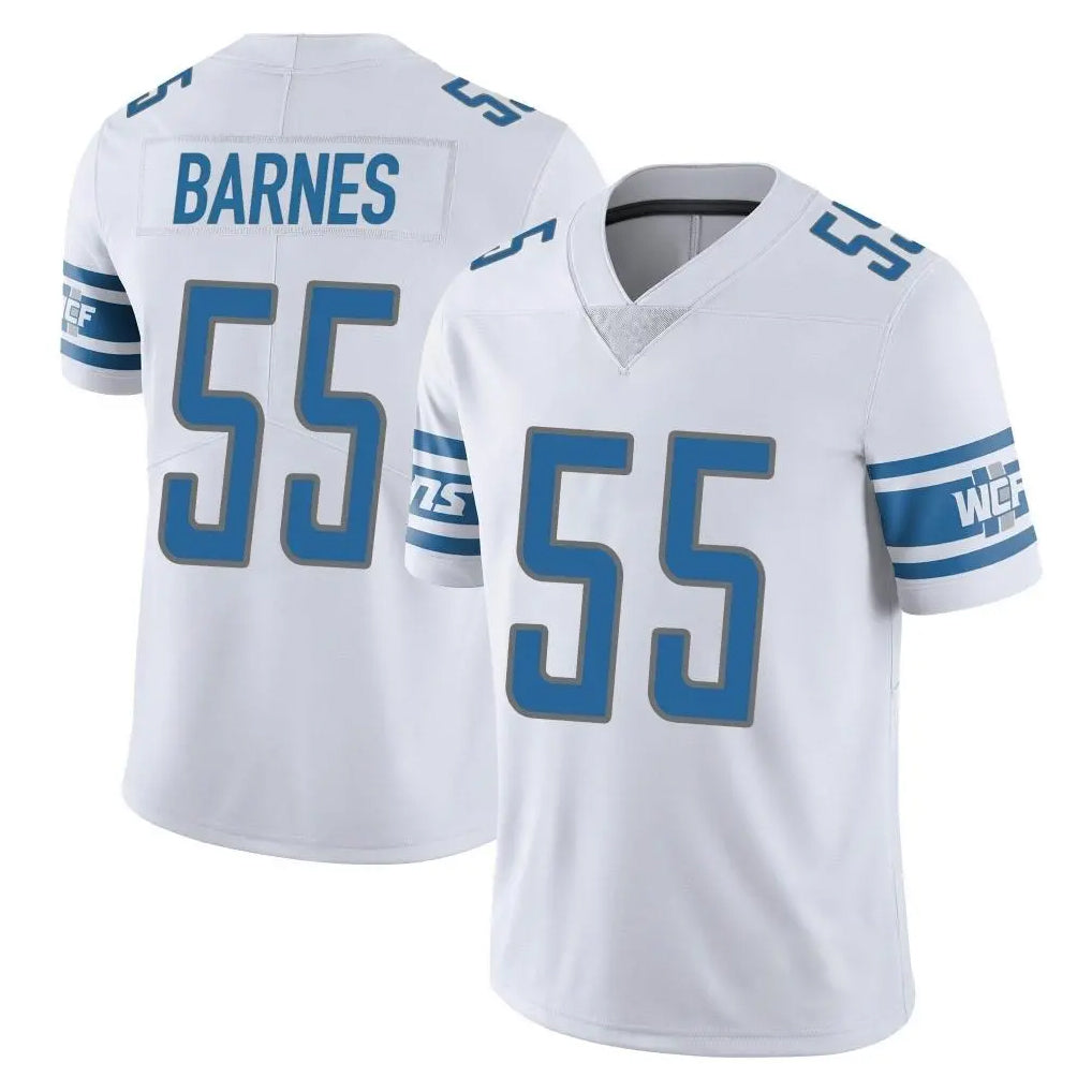 D.Lions #55 Derrick Barnes Player White Limited Vapor Untouchable Home Game Cooneas Stitched Jerseys