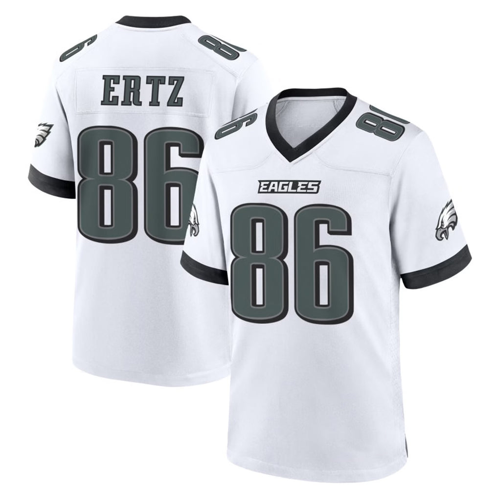 P.Eagles #86 Zach Ertz Player White Game Home Cooneas Stitched Jerseys