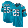 C.Panthers #25 Jonathon Brooks Player Blue Game Cooneas Stitched Jerseys