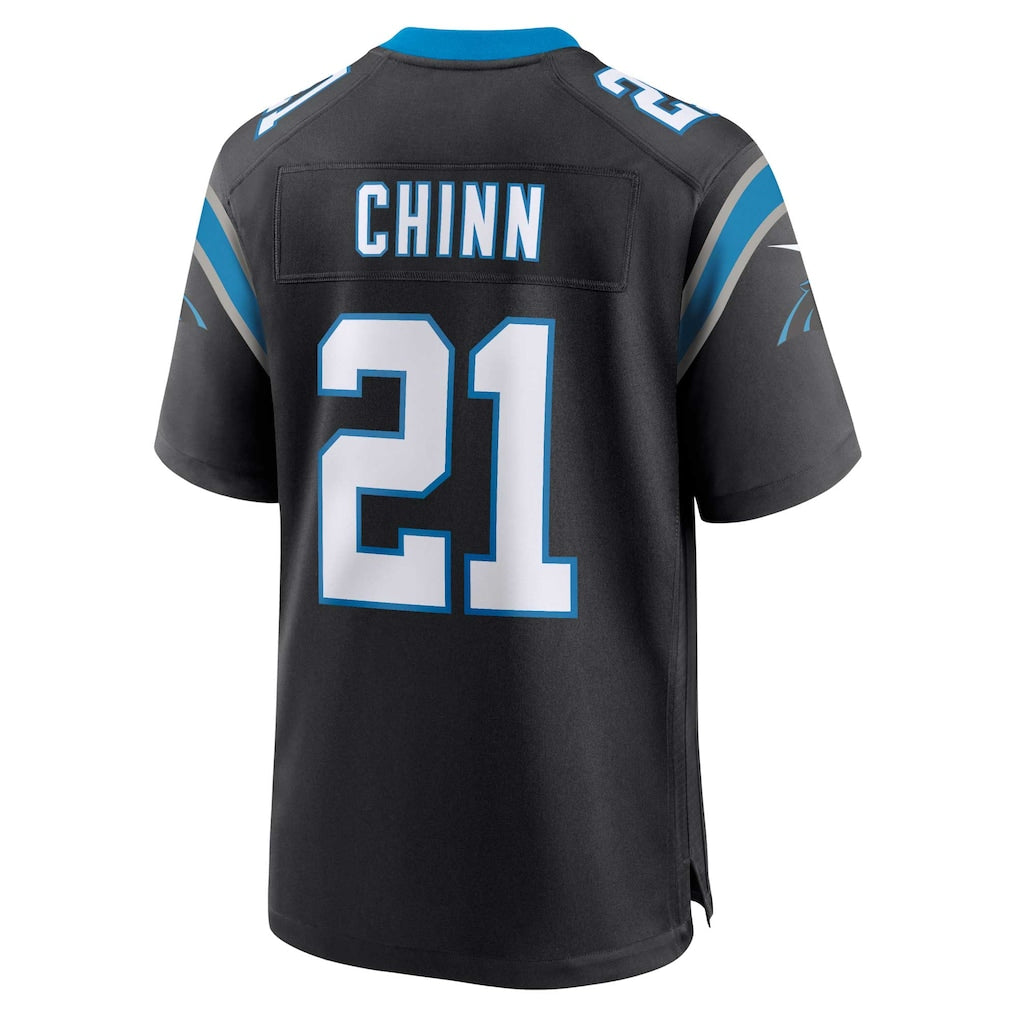 Cooneas C.Panthers #21 Jeremy Chinn Black Player Game Jersey