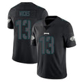 P.Eagles #13 Dontayvion Wicks Player Limited Black Impact Home Game Cooneas Stitched Jerseys