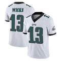 P.Eagles #13 Dontayvion Wicks Player White Limited Vapor Untouchable Home Game Cooneas Stitched Jerseys